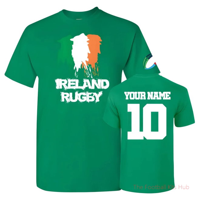 Ireland Country Rugby T-Shirt (Your Name)-unisoccer store