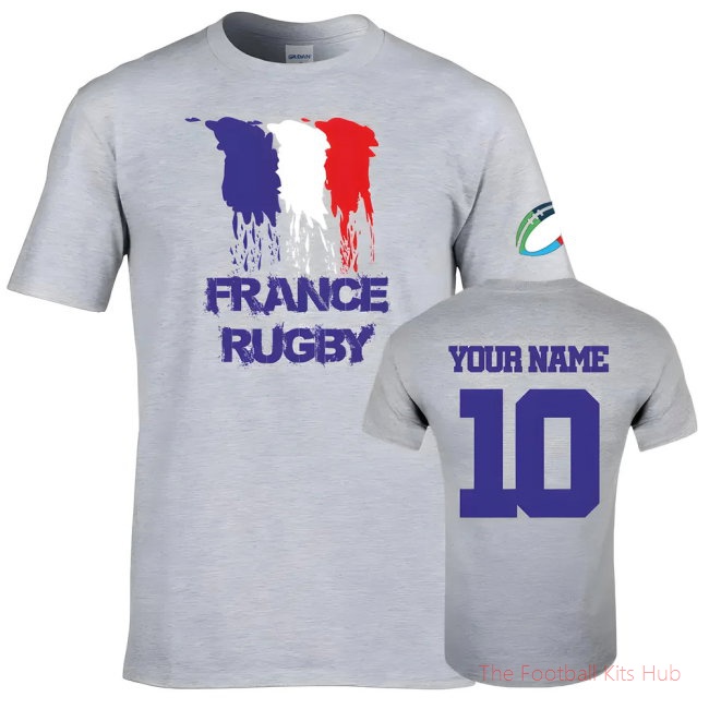France Country Rugby T-Shirt (Your Name)-unisoccer store