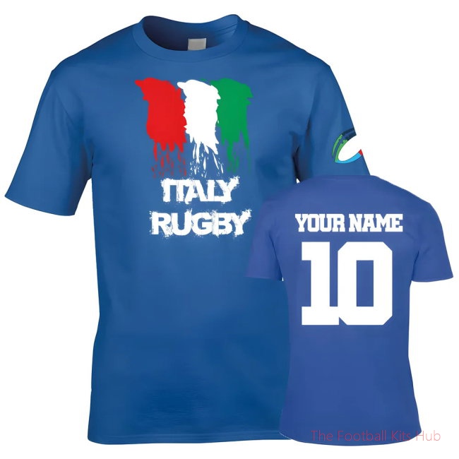 Italy Country Rugby T-Shirt (Your Name)-unisoccer store