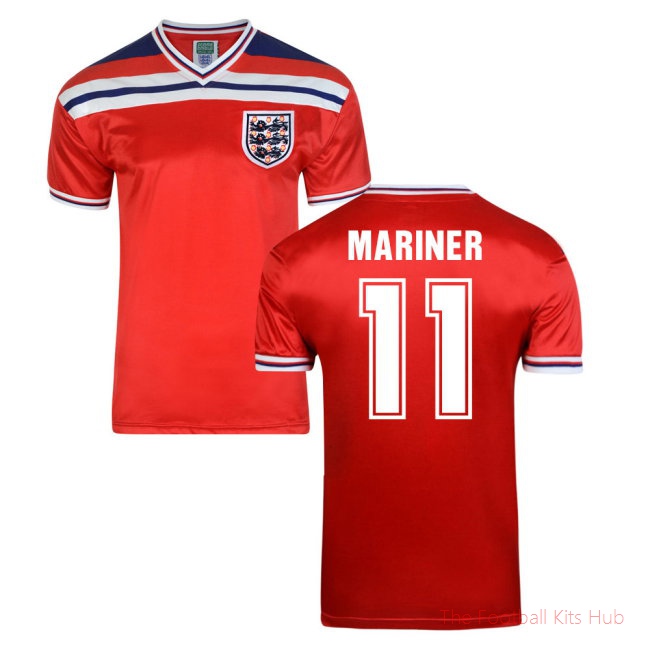 Score Draw England World Cup 1982 Away Shirt (Mariner 11)-unisoccer store