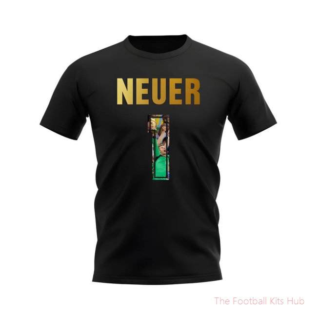 Manuel Neuer Name And Number Germany T-Shirt (Black)-unisoccer store