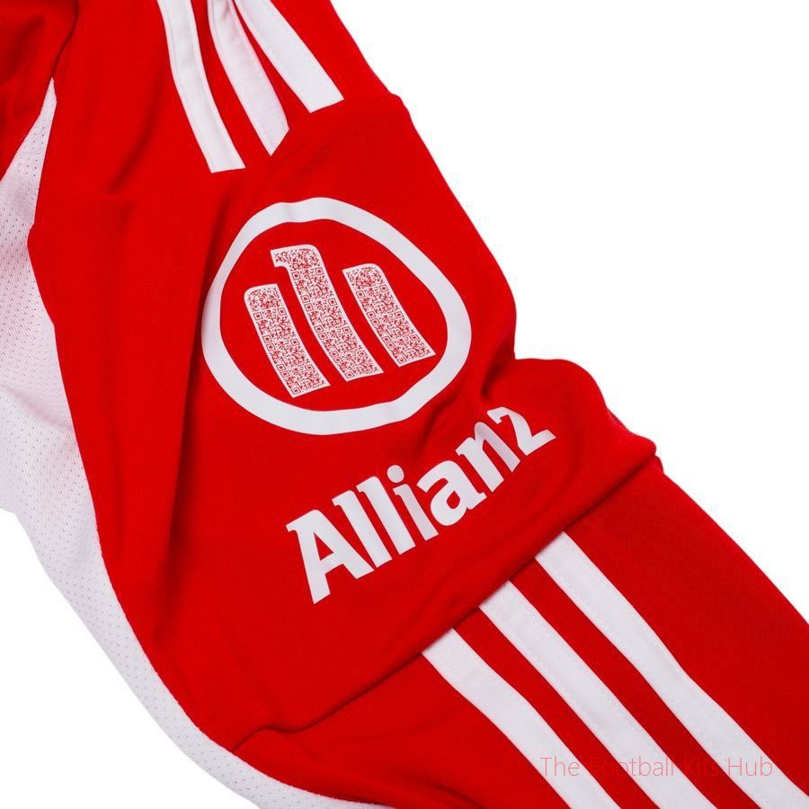 Bayern München Home Shirt 2025/26 Kids Long Sleeves-unisoccer store
