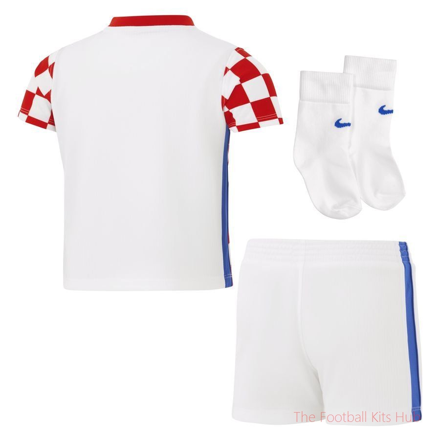 Croatia Home Shirt World Cup 2026 Baby-Kit Kids-unisoccer store