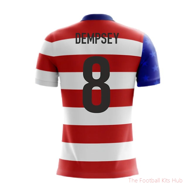 2025-2026 USA Airo Concept Home Shirt (Dempsey 8)-unisoccer store