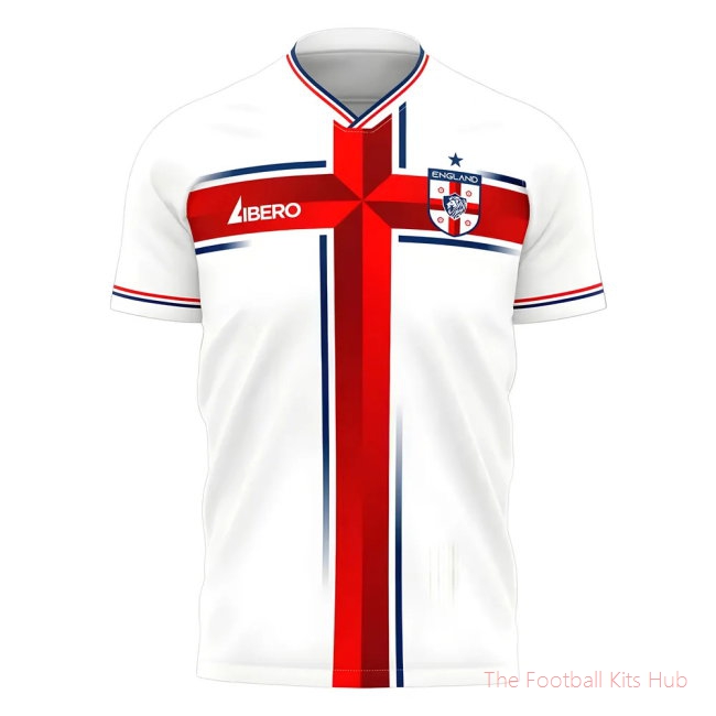 2025-2026 England Home Cross Concept Shirt (Libero) Womens-unisoccer store