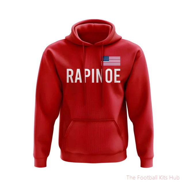 Megan Rapinoe USA Name Hoody (Red)-unisoccer store