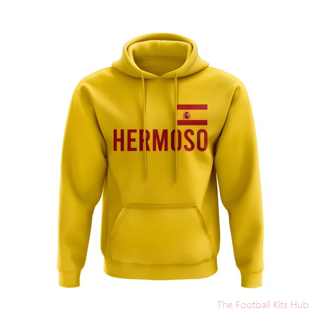 Jenni Hermoso Spain Name Hoody (Yellow)-unisoccer store