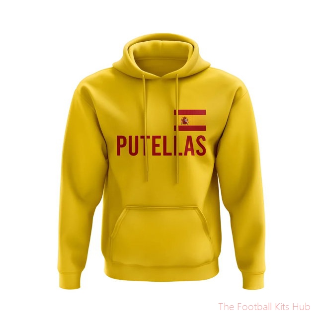 Alexia Putellas Spain Name Hoody (Yellow)-unisoccer store