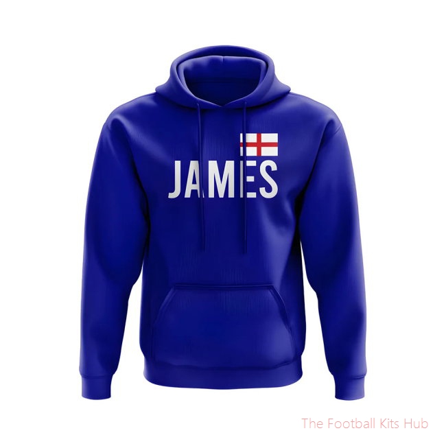Lauren James England Name Hoody (Royal Blue)-unisoccer store