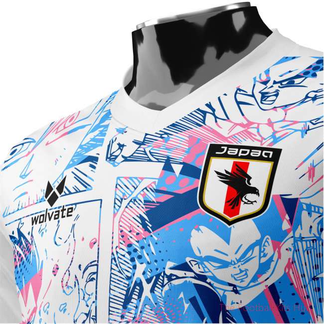 Japan Dragon Ball Z Heritage Football Jersey (Wolvate) Adult Short Sleeve-unisoccer store