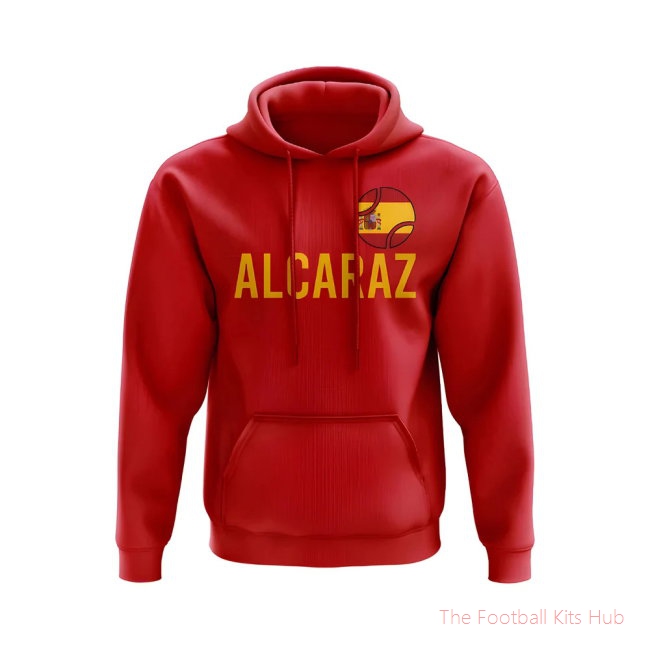 Carlos Alcaraz Spain Name Hoody (Red)-unisoccer store