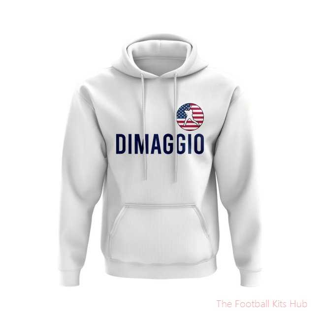 Joe DiMaggio USA Name Hoody (White)-unisoccer store