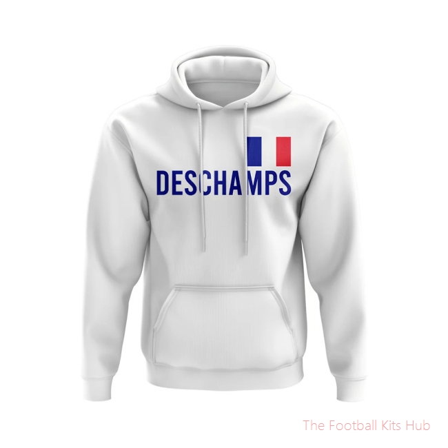 Didier Deschamps France Name Hoody (White)-unisoccer store