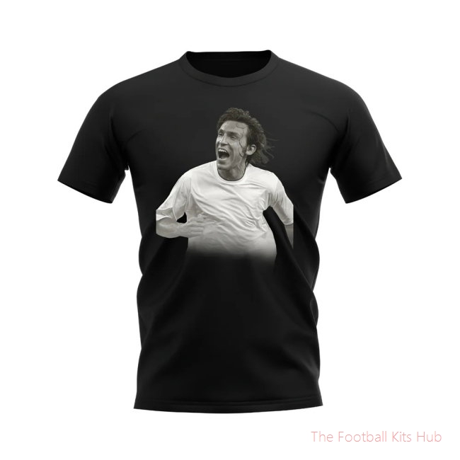 Andrea Pirlo Italy Legend T-Shirt (Black)-unisoccer store