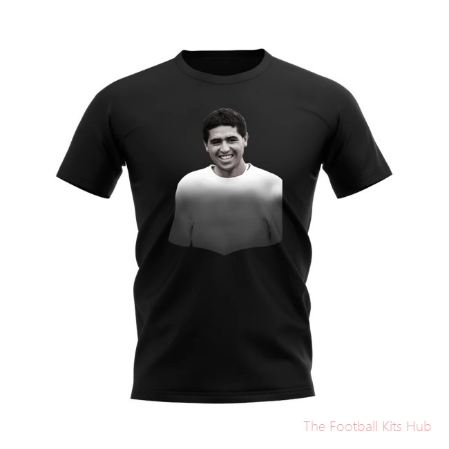 Juan Roman Riquelme Legend T-Shirt (Black)-unisoccer store