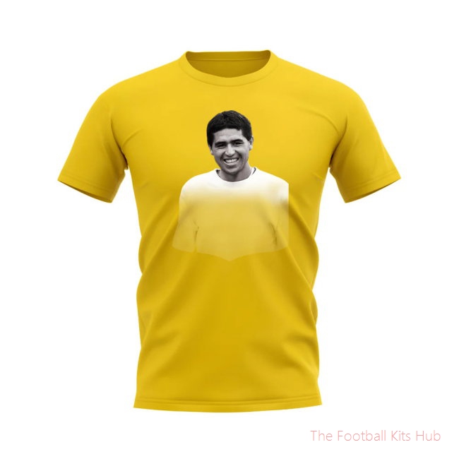 Juan Roman Riquelme Villarreal Legend T-Shirt (Yellow)-unisoccer store