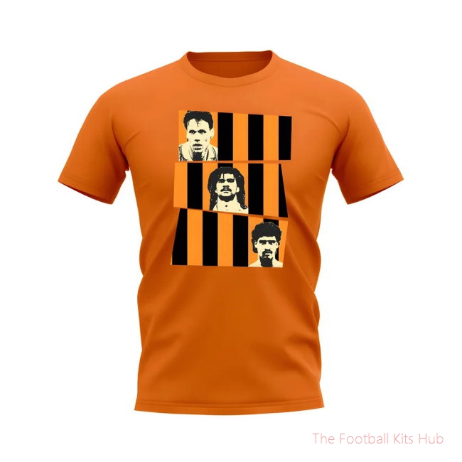 van Basten Gullit Rijkaard Holland T-Shirt (Orange)-unisoccer store