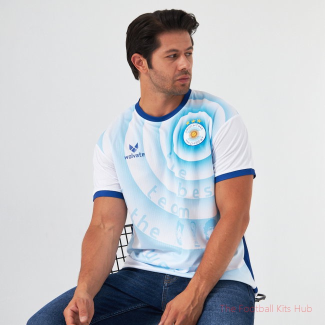 Argentina Legacy Football Jersey (Wolvate) Adult Short Sleeve-unisoccer store