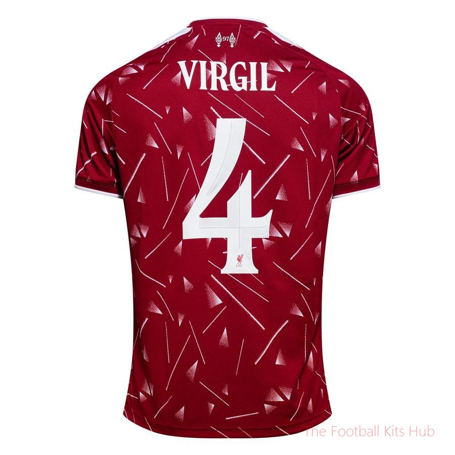 Liverpool Home Shirt 2026/27 Cup Print VIRGIL 4-unisoccer store