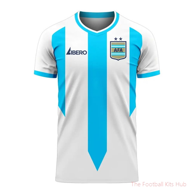 Argentina 2025-2026 Home Concept Football Kit (Libero) - Womens-unisoccer store