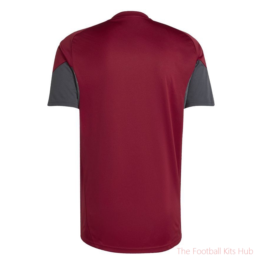 Arsenal Training T-Shirt Tiro 25 EU - Collegiate Burgundy/Dark Grey-unisoccer store