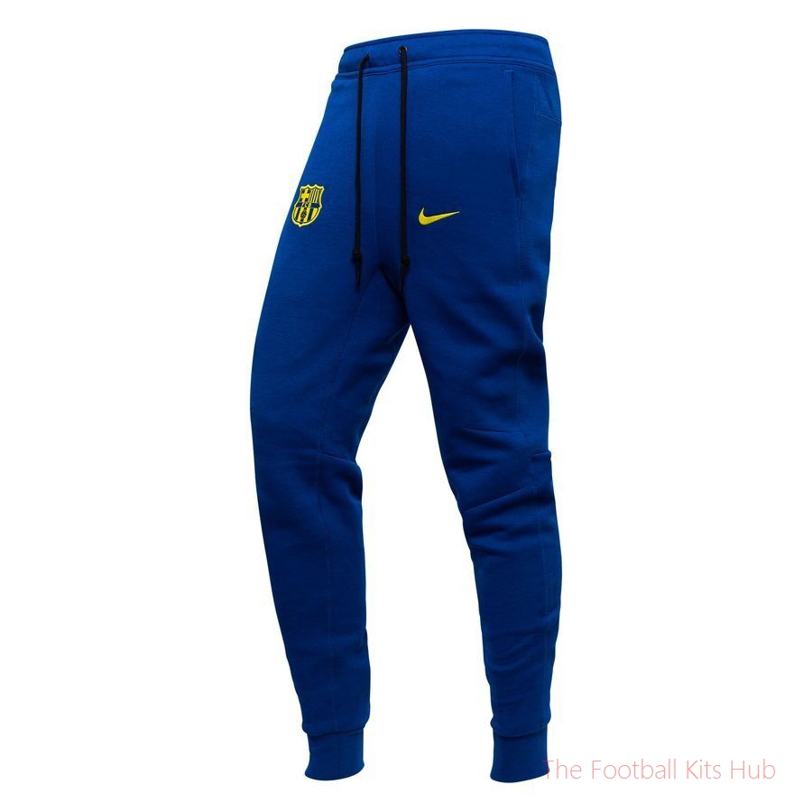 Barcelona Sweatpants NSW Tech Fleece 4th - Gym Blue/Opti Yellow-unisoccer store