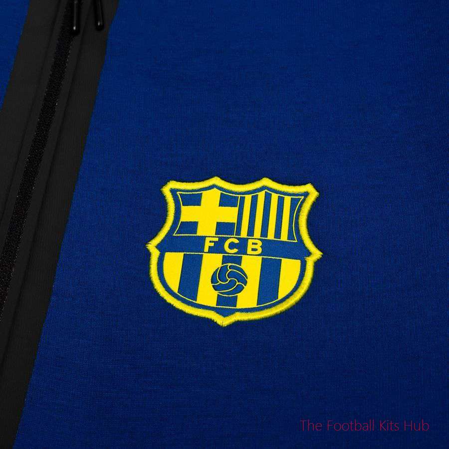 Barcelona Sweatpants NSW Tech Fleece 4th - Gym Blue/Opti Yellow-unisoccer store