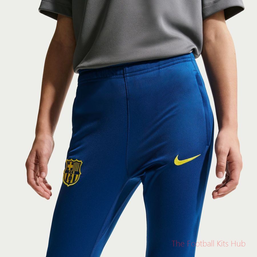 Barcelona Tracksuit Dri-FIT Strike - Gym Blue/Opti Yellow Kids-unisoccer store