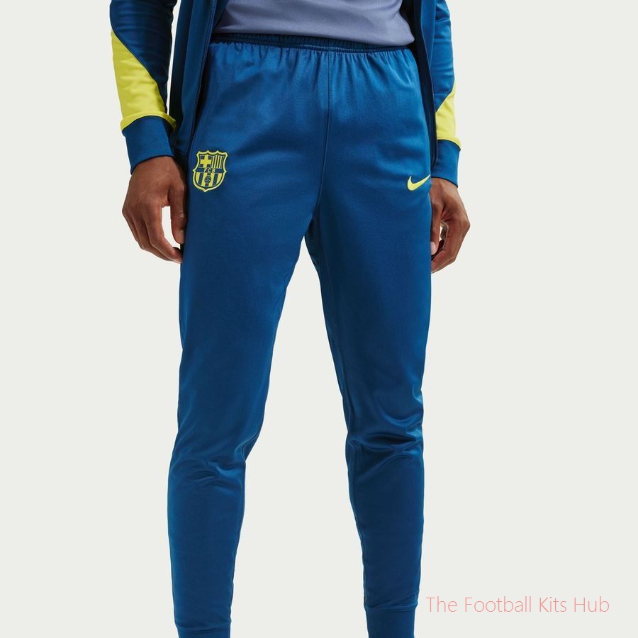 Barcelona Tracksuit Dri-FIT Strike - Gym Blue/Opti Yellow-unisoccer store