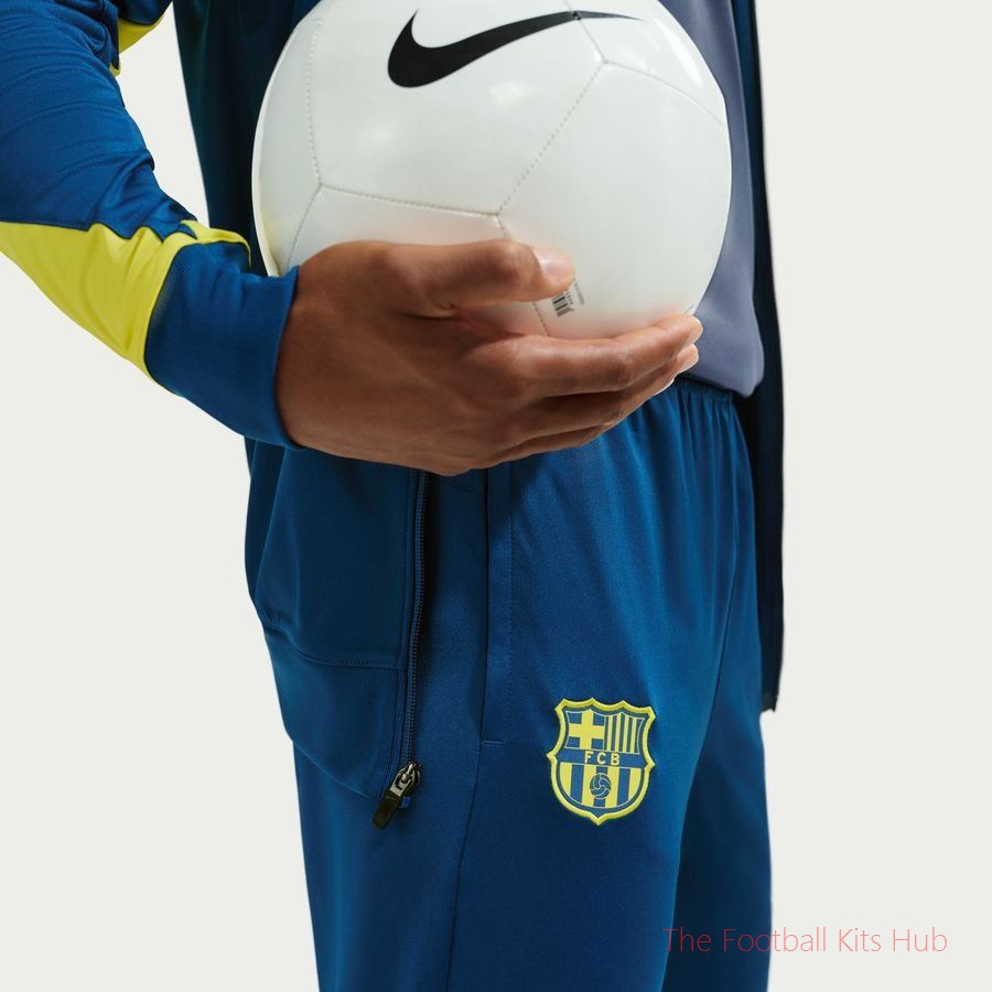 Barcelona Tracksuit Dri-FIT Strike - Gym Blue/Opti Yellow-unisoccer store