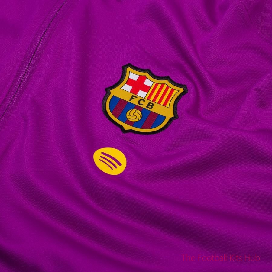 Barcelona Tracksuit Dri-FIT Strike - Vivid Purple/Midwest Gold-unisoccer store