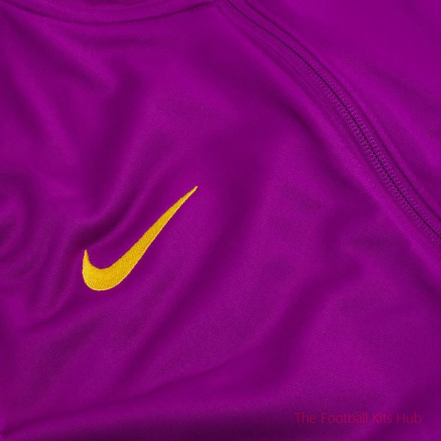 Barcelona Tracksuit Dri-FIT Strike - Vivid Purple/Midwest Gold-unisoccer store