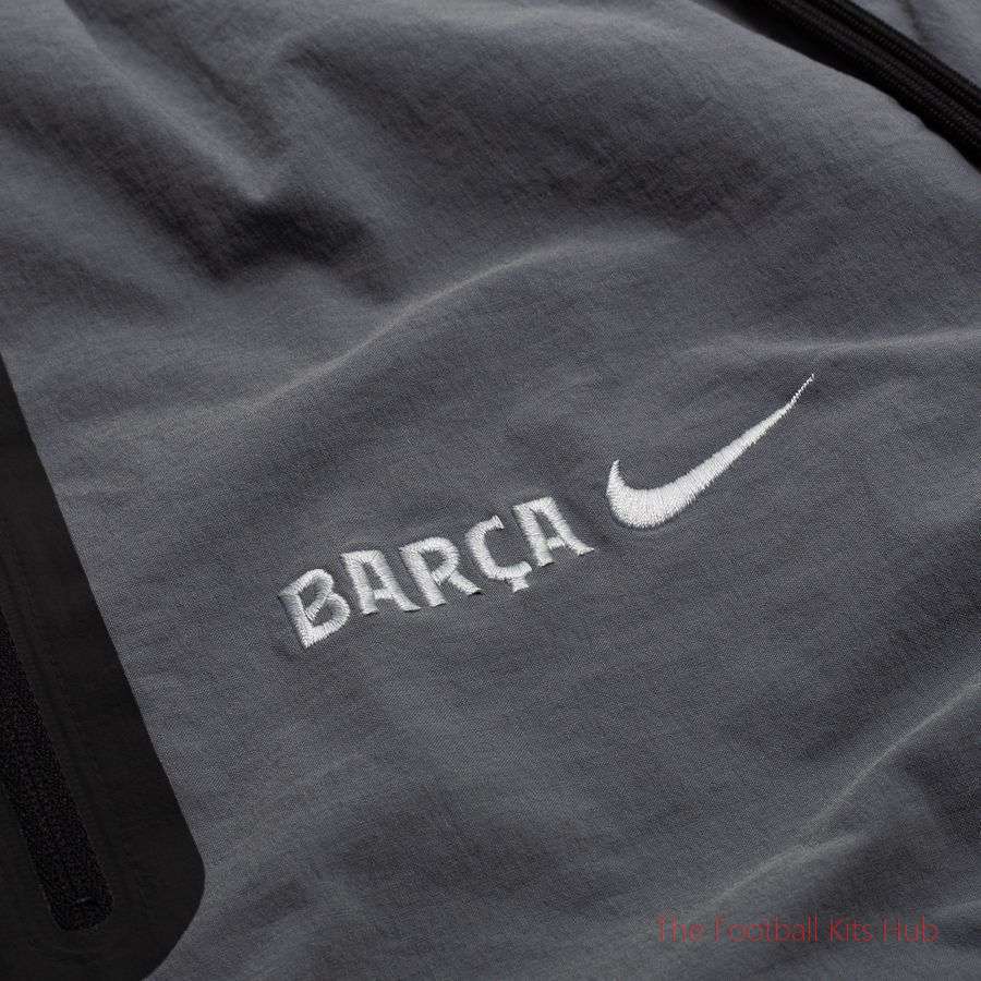 Barcelona Training Trousers Tech Woven - Smoke Grey-unisoccer store