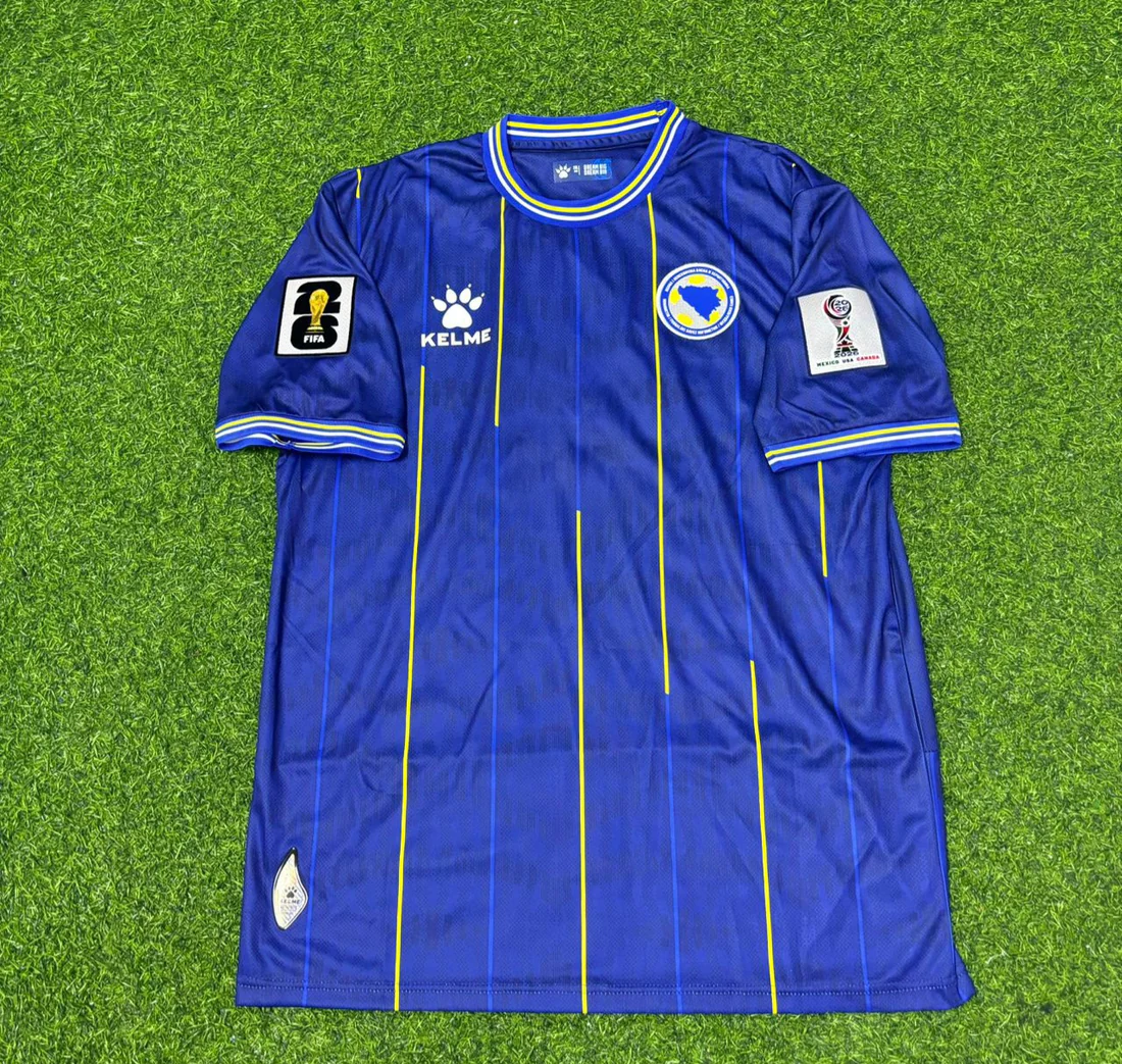 Bosnia and Herzegovina Home Retro Soccer Jersey 2026 Blue | Jovo Lukic Edition