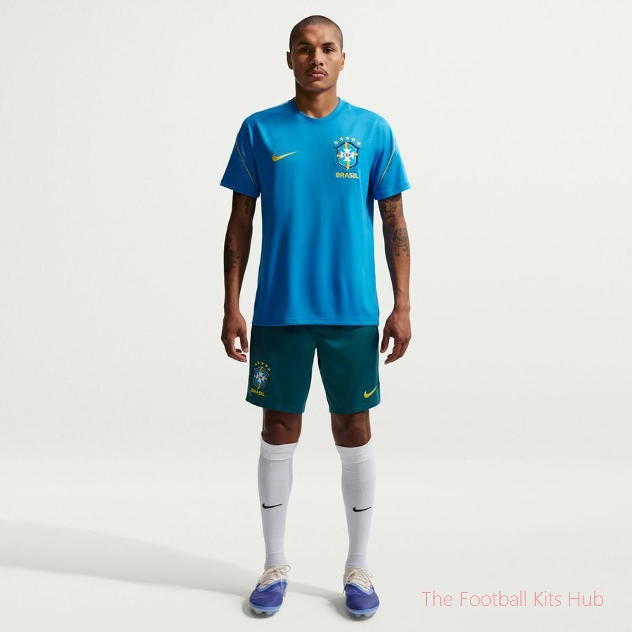 Brazil Training Shorts Dri-FIT Strike World Cup 2026 - Geode Teal/Light Menta/Midwest Gold-unisoccer store