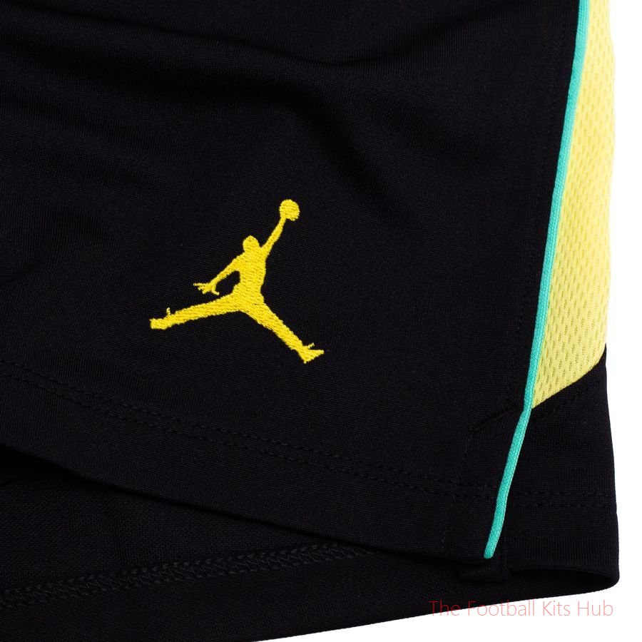 Brazil X Jordan Training Shorts Dri-FIT Academy Pro World Cup 2026 - Black/Yellow/Light Menta-unisoccer store