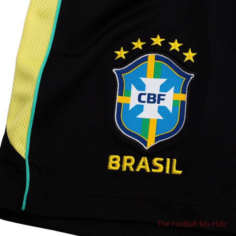 Brazil X Jordan Training Shorts Dri-FIT Academy Pro World Cup 2026 - Black/Yellow/Light Menta-unisoccer store