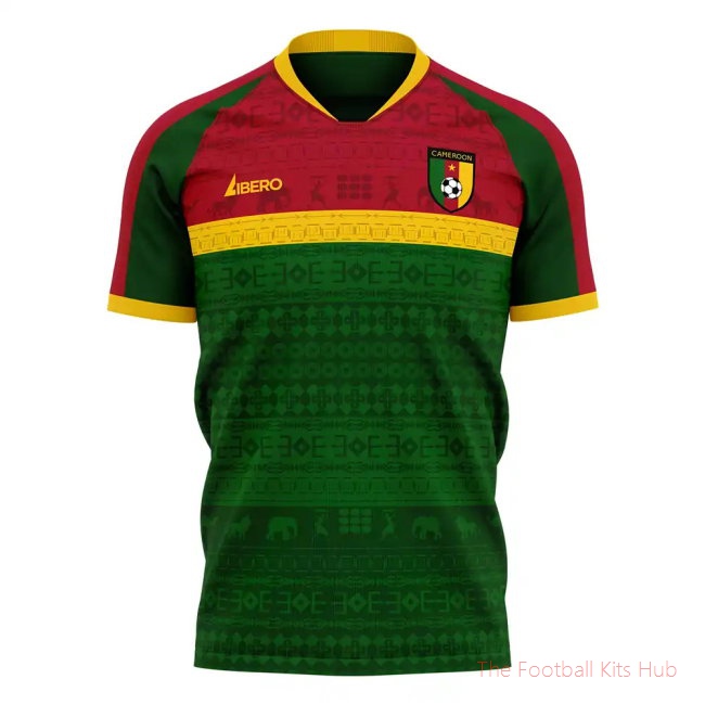 Cameroon 2025-2026 Home Concept Football Kit (Libero) (ABOUBAKAR 10)-unisoccer store