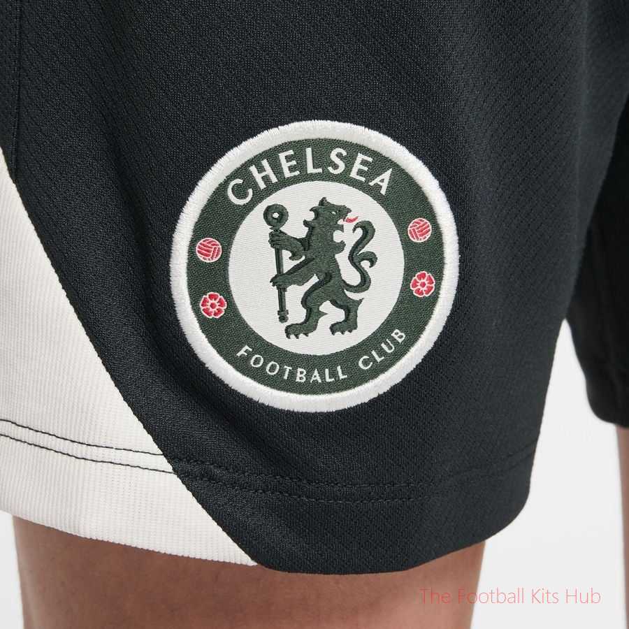 Chelsea Training Shorts Dri-FIT Strike - Outdoor Green/Outdoor Green/Phantom Marl Kids-unisoccer store