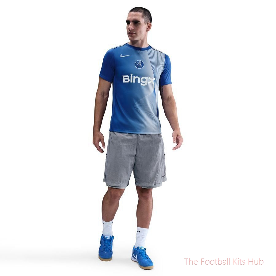 Chelsea Training T-Shirt Dri-FIT Academy Pro Pre Match 3rd - Game Royal/Field Silver-unisoccer store