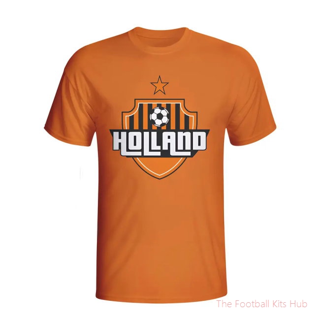 Holland Country Logo T-shirt (orange)-unisoccer store