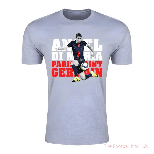 Angel Di Maria PSG T-Shirt (Grey) - Kids-unisoccer store