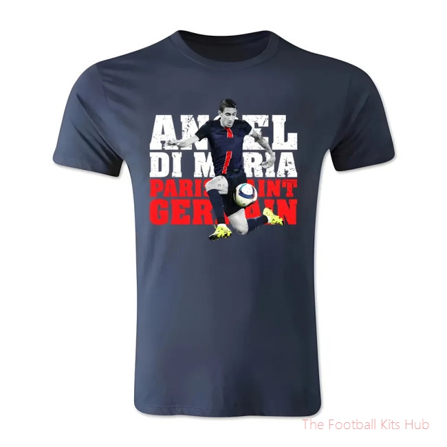 Angel Di Maria PSG T-Shirt (Navy) - Kids-unisoccer store