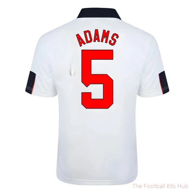 Score Draw England World Cup 1998 Home Shirt (Adams 5)-unisoccer store