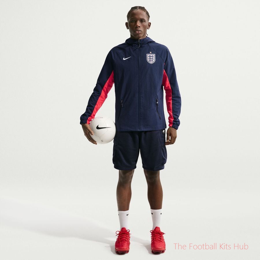 England Training Jacket Dri-FIT AWF Woven World Cup 2026 - Obsidian/Speed Red/White-unisoccer store