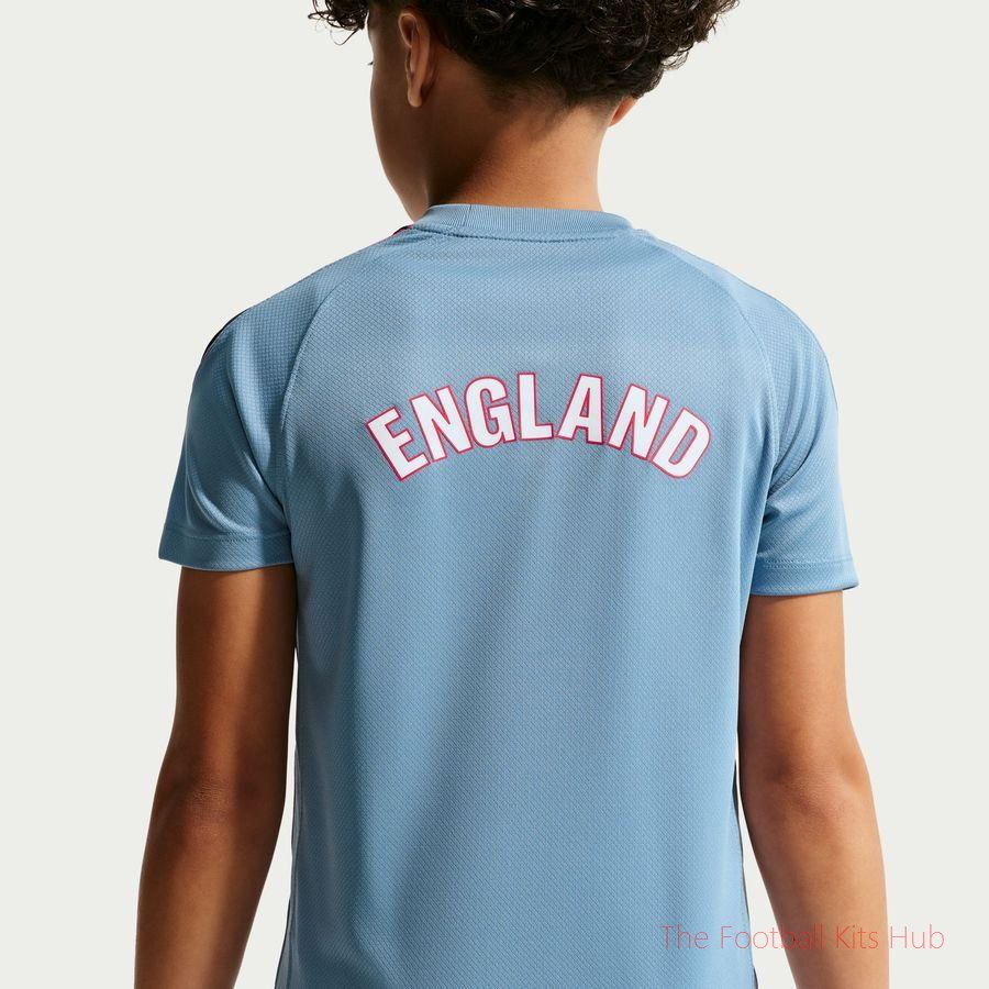 England Training T-Shirt Dri-FIT Strike World Cup 2026 - Work Blue/Obsidian/White Kids-unisoccer store