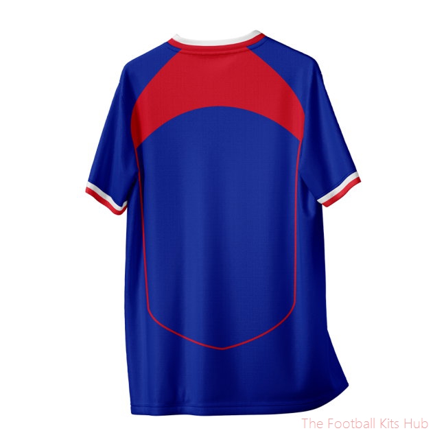 France 1998 Home Vintage Style Concept Shirt Adult Short Sleeve-unisoccer store