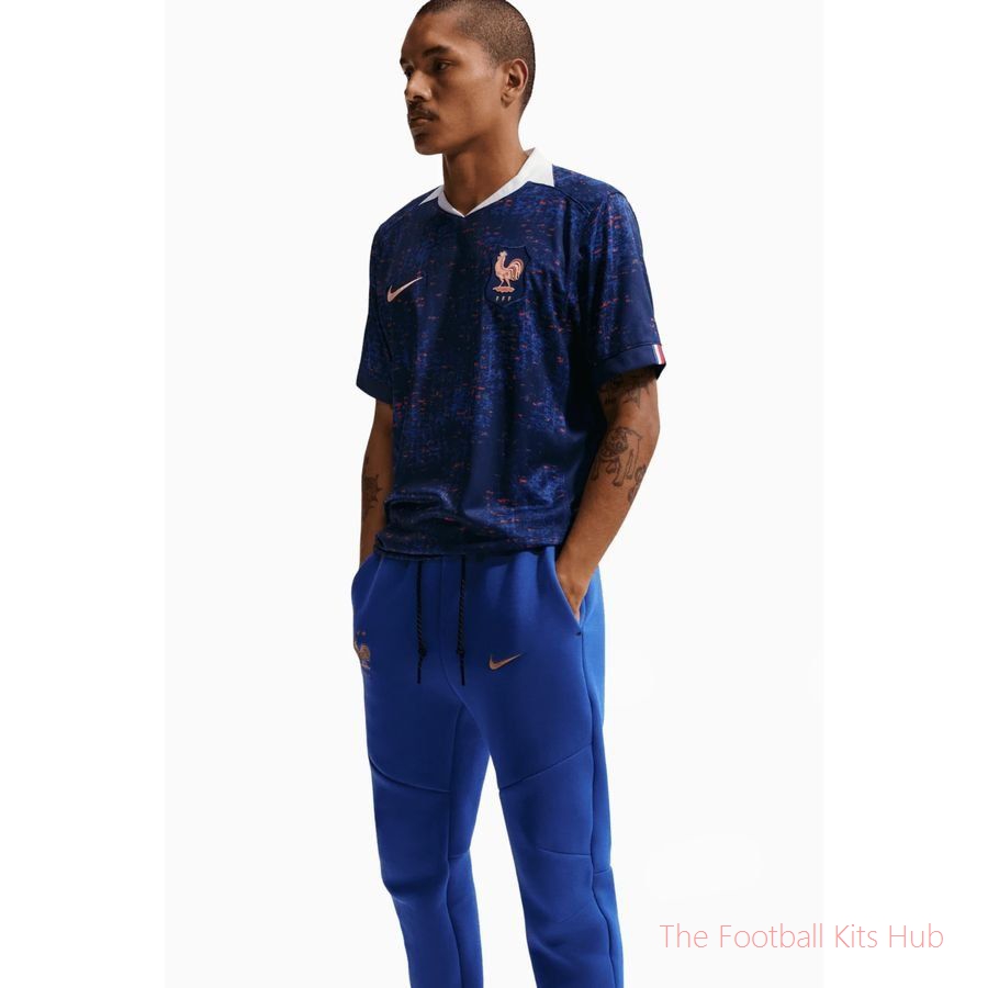 France Sweatpants NSW Tech Fleece World Cup 2026 - Game Royal/Metallic Copper-unisoccer store