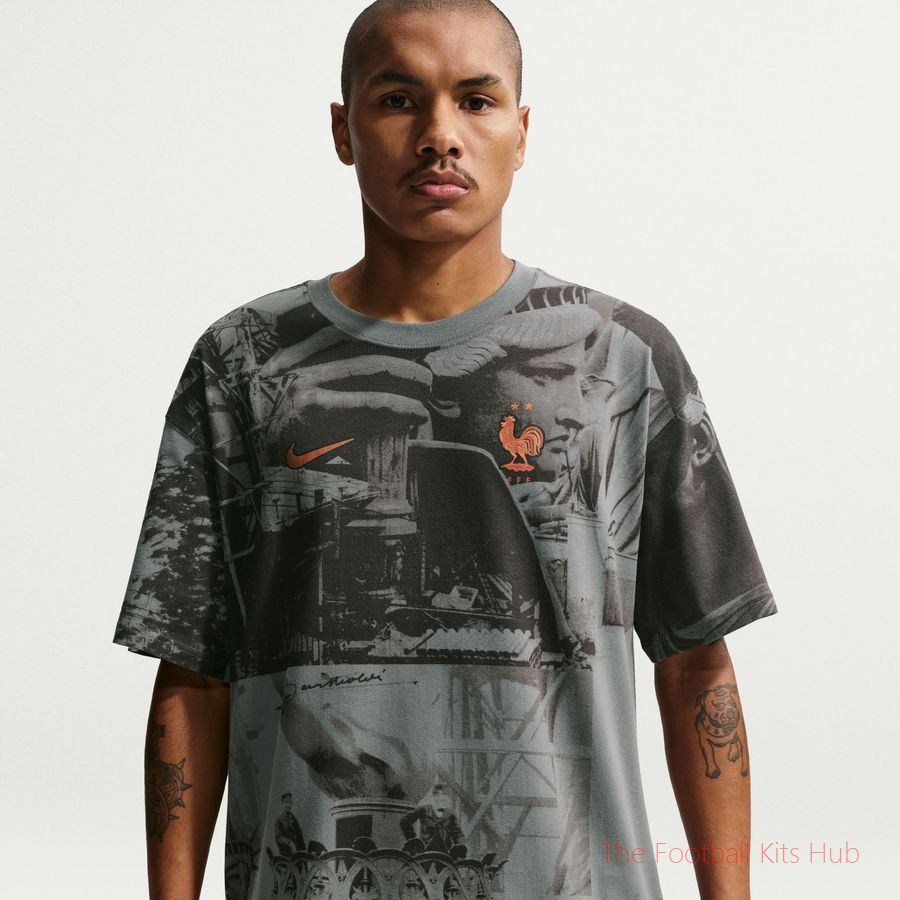 France T-Shirt AOP World Cup 2026 - Iron Grey-unisoccer store