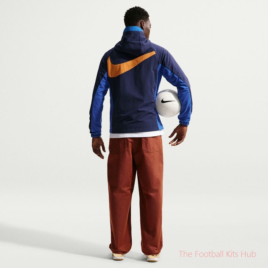 France Training Jacket Dri-FIT AWF Woven World Cup 2026 - Blackened Blue/Game Royal/Metallic Copper-unisoccer store